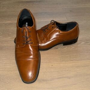 Mens Alfani Brown Dress Shoes